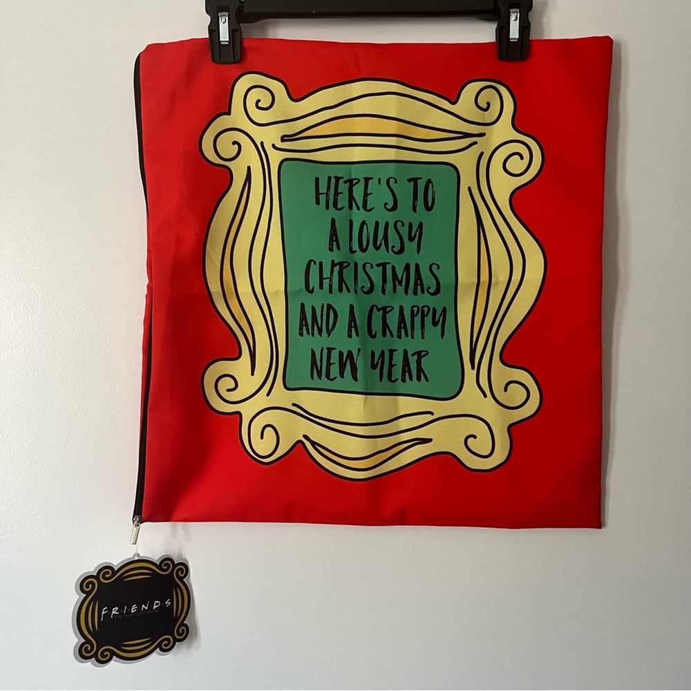 NWT Friends TV Show Holiday Pillowcase